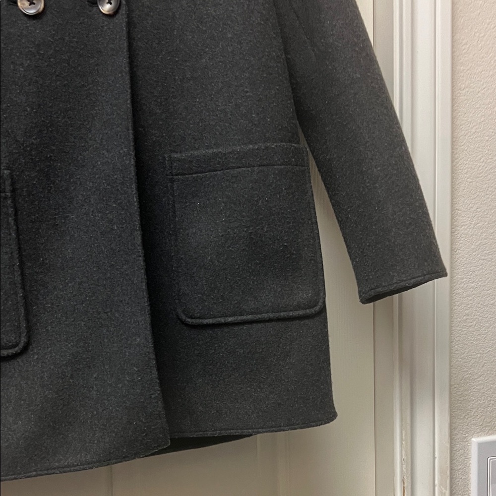 Mango Dark Gray Textured Jacket - Picture 4 of 6